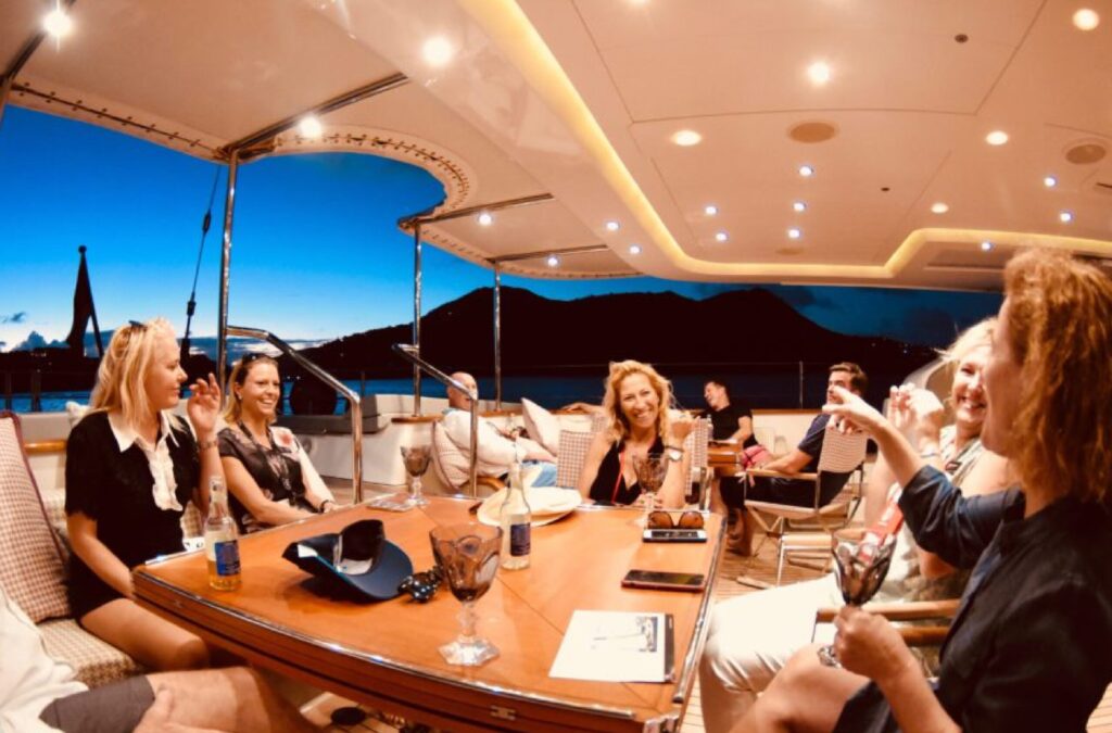 Corporate yacht events Dubai Marina