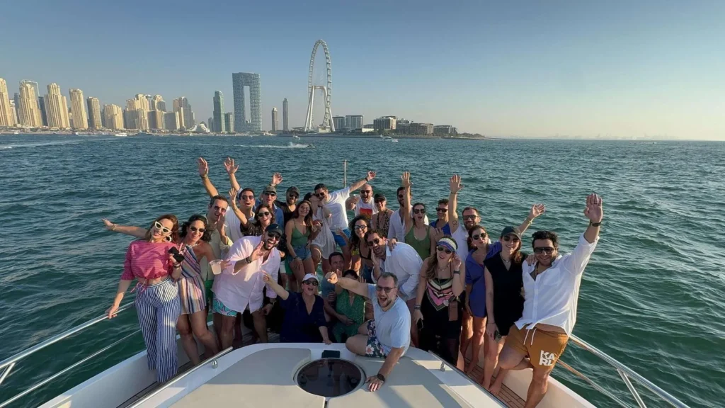 Corporate yacht events Dubai Marina